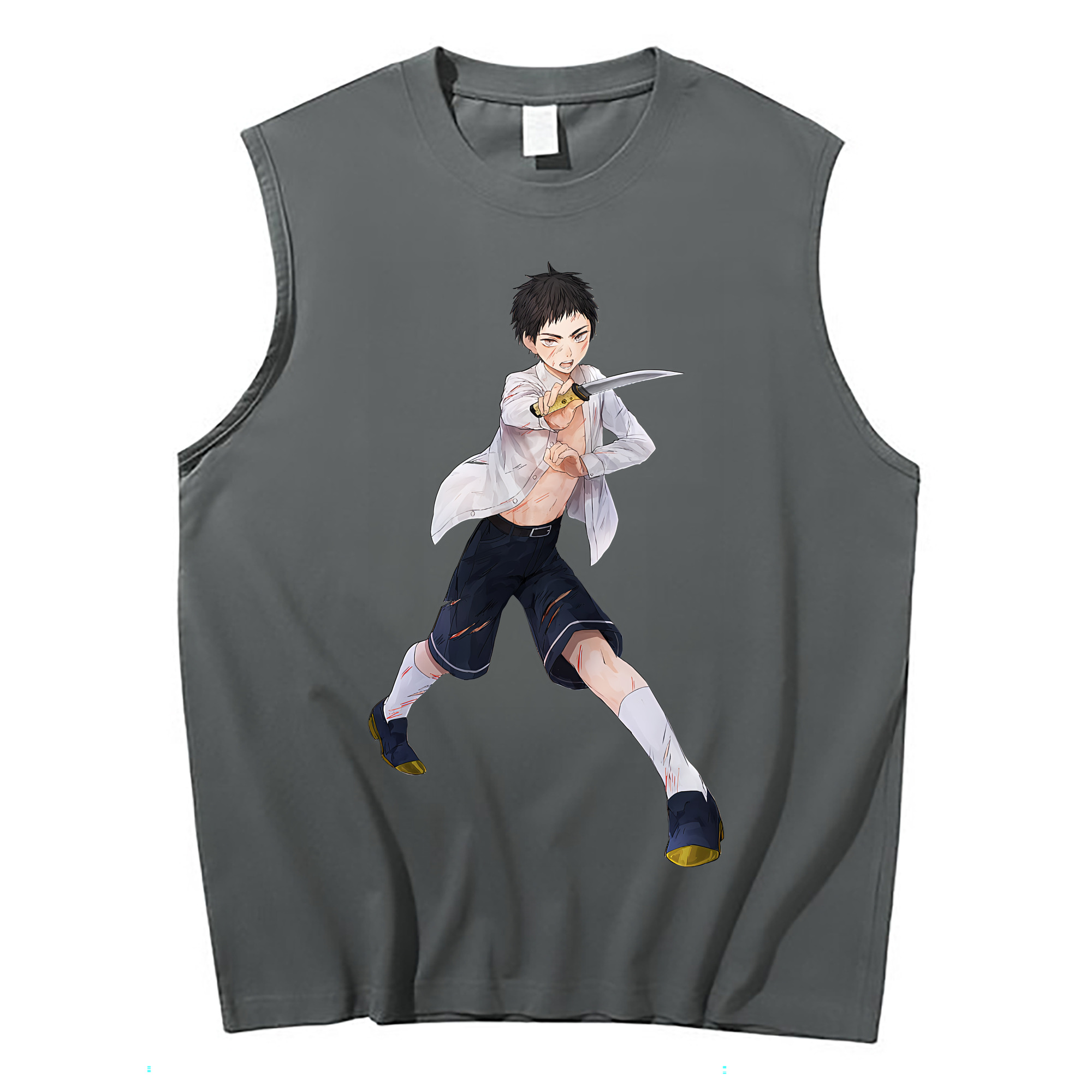 （画像用） 刀剣乱舞 Touken Ranbu コットン100％タンクトップ（フロントプリント）